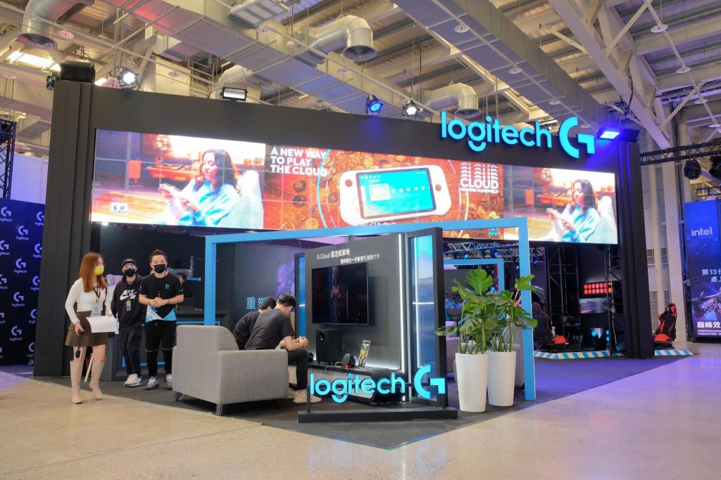 新聞照片8 Logitech G攤位以「The future gaming of Logitech G」為主題重新定義未來遊戲世界。